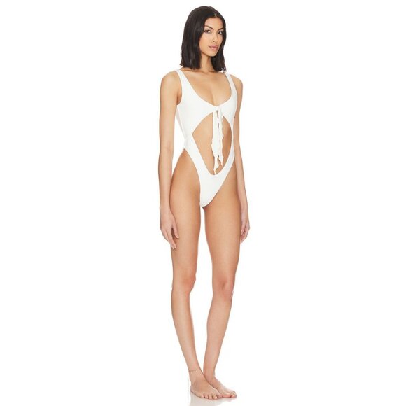 Frankies Bikinis  x Pamela Anderson Carbon One Piece Surf Bunny Size Small - Picture 1 of 7